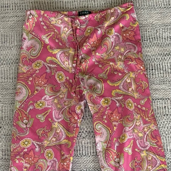 Lauren Ralph Lauren Paisley Pajama Bottoms - Picture 3 of 8